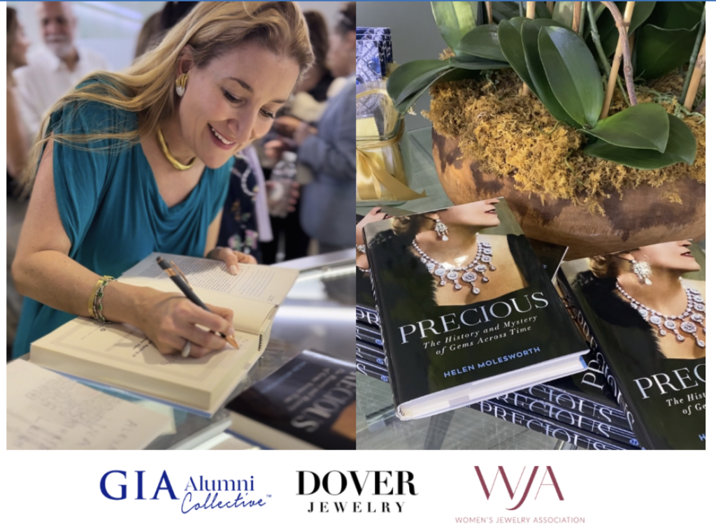 A book-signing celebration of Precious by Helen Molesworth with GIA Alumni and the Women's Jewelry Association members at Dover Jewelry 